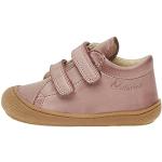 Różowe Sneakersy na rzepy dla niemowląt sportowe marki Naturino w rozmiarze 17 