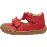 Czerwone Sandały skórzane dla dzieci Rzepy na lato marki Naturino w rozmiarze 23 