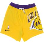 Żółte Krótkie spodnie męskie sportowe marki Nike w rozmiarze L NBA 