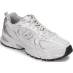 Białe Sneakersy sznurowane męskie marki New Balance 530 w rozmiarze 37 - wysokość obcasa do 3cm 