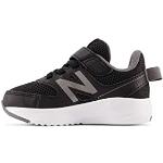 Czarne Sneakersy na rzepy dla chłopców syntetyczne marki New Balance 570 w rozmiarze 17 