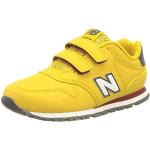 Złote Sneakersy sznurowane dla chłopców marki New Balance w rozmiarze 18,5 