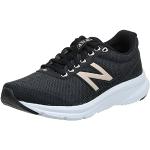 Czarne Buty do biegania damskie sportowe z tkaniny marki New Balance 411 v2 w rozmiarze 35 