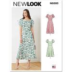 New Look Wzór szycia N6693 sukienki Misses', 4-6-8