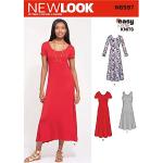 NewLook New Look Pattern N6597 Sukienka dzianinowa Misses', papier, biała, różne