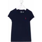 Niebieskie Koszulki dziecięce polo haftowane marki Ralph Lauren 