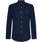 Błękitne Koszule typu slim w stylu casual bawełniane marki POLO RALPH LAUREN Big & Tall w rozmiarze L 