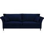 Niebieska rozkładana sofa ze schowkiem Mazzini Sofas Pivoine