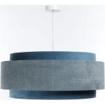 Niebieskie Lampy wiszące w nowoczesnym stylu z tkaniny - gwint żarówki: E27 