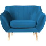 Przecenione Niebieskie Fotele tapicerowane marki mazzini sofas 
