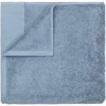 Niebieskie Ręczniki kąpielowe marki Blomus w rozmiarze 100x200 cm 