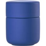 Niebieskie Pojemniki na płatki kosmetyczne kamionkowe marki Z-One 