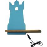 Niebieskie Kinkiety & Lampy ścienne w nowoczesnym stylu drewniane 