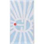 Niebieski ręcznik plażowy Sunnylife Sun Face, 175x90 cm
