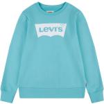 Błękitne Swetry dziecięce do prania w pralce marki LEVI´S LOGO 