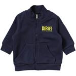Niebieskie Swetry dziecięce dla chłopców eleganckie marki Diesel 