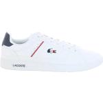 Białe Sneakersy męskie marki Lacoste Europa w rozmiarze 45 