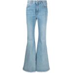Niebieskie Szerokie jeansy damskie dżinsowe marki Max Mara 
