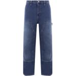Niebieskie Oversize Workwear Jeans Stüssy