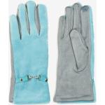 Przecenione Niebieskie Rękawiczki damskie w rozmiarze uniwersalnym 