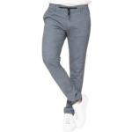 Niebieskie Spodnie typu chinos męskie Skinny fit marki MASON´S w rozmiarze S 
