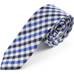 Wielokolorowe Krawaty męskie w kratkę eleganckie 