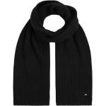 Czarne Szale męskie bawełniane marki Tommy Hilfiger w rozmiarze uniwersalnym 