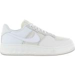 Białe Sneakersy sznurowane męskie amortyzujące marki Nike Air Force 1 