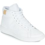 Przecenione Białe Wysokie sneakersy damskie marki Nike Court Royale w rozmiarze 38 - wysokość obcasa do 3cm 
