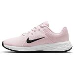 Różowe Buty do biegania dla dzieci oddychające sportowe z dzianiny marki Nike Revolution 5 w rozmiarze 35,5 