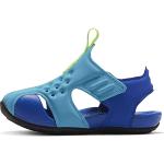 Niebieskie Buty na rzepy dla dzieci wodoodporne Rzepy na lato marki Nike Sunray Protect 2 w rozmiarze 20 