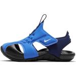 Niebieskie Obuwie domowe & Pantofle & Kapcie dla chłopców marki Nike Sunray Protect 2 w rozmiarze 17 