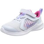 Nike Unisex Downshifter 10 dziecięce buty sportowe, Piłka nożna Grey Purple Pulse Thu, 38.5 EU