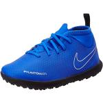 Niebieskie Buty piłkarskie dla dzieci sportowe marki Nike w rozmiarze 32 