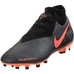 Nike Unisex Phantom Vision Pro Dynamic Fit Fg buty piłkarskie dla dorosłych, ciemnoszary jasne mango czarny, 40 EU