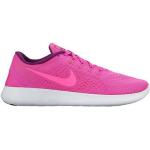 Różowe Buty do biegania damskie marki Nike Free 