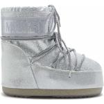 Srebrne Niskie sneakersy dla dzieci eleganckie marki Moon Boot Icon w rozmiarze 39 