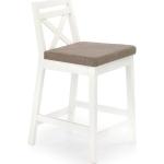 Białe Krzesła barowe marki Halmar 