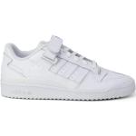 Białe Niskie sneakersy męskie na jesień marki adidas w rozmiarze 44,5 