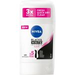Przecenione Czarne Antyperspiranty w sztyfcie damskie 50 ml bez alkoholu marki NIVEA Made in Germany 