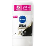 Przecenione Czarne Antyperspiranty w sztyfcie gładkie 50 ml bez alkoholu marki NIVEA Made in Germany 