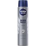 Przecenione Srebrne Antyperspiranty męskie 250 ml antybakteryjne bez alkoholu marki NIVEA Silver Protect Made in Germany 