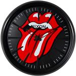 Nixon Rolling Stones zegar ścienny w kolorze czarn
