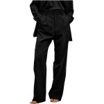 Czarne Lniane spodnie marki Ahlvar gallery w rozmiarze L 