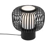 Czarne Lampy stołowe z kloszem romantyczne marki Qazqa - gwint żarówki: E27 
