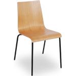 Krzesła konferencyjne sztaplowane - 4 sztuki w nowoczesnym stylu marki ELIOR 