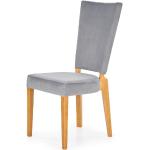 Miodowe Krzesła tapicerowane drewniane 