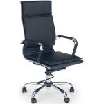 Przecenione Czarne Fotele biurowe w nowoczesnym stylu marki Halmar 