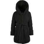 Czarne Płaszcze zimowe eleganckie w rozmiarze M 
