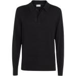 Czarne Koszulki polo męskie eleganckie marki Calvin Klein w rozmiarze XL 